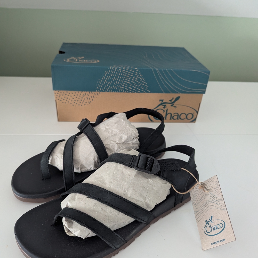 Chaco Women's Black Strap Sandals
